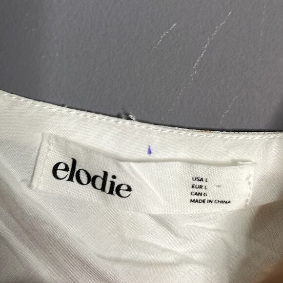 Elodie White Printed Spaghetti Strap Sundress Size Large - Picture 5 of 10